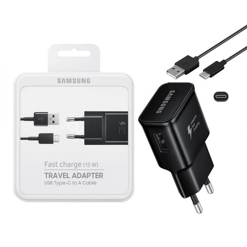 Adaptateur USB C + câble USB C - Convient pour chargeur rapide